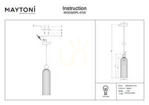 Lampă suspendată ANTIC MOD302PL-01W Maytoni small 4
