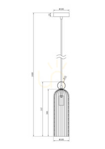 Lampă suspendată ANTIC MOD302PL-01W Maytoni small 5