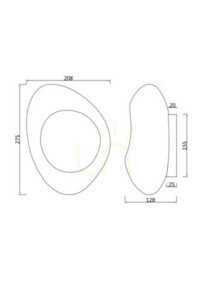 Lampă de perete MABELL MOD306WL-01G Maytoni small 4