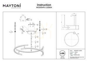 LINE lampă suspendată MOD054PL-L52B3K Maytoni small 4