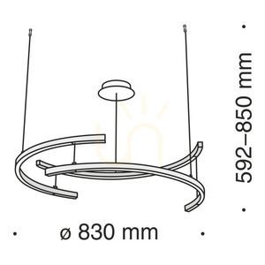 LINE lampă suspendată MOD054PL-L52B3K Maytoni small 5