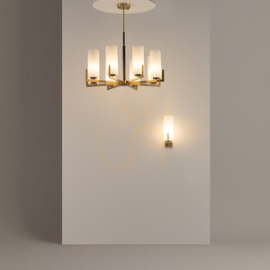 Candelabru Maytoni Fortano MOD089PL-08BS, negru și alamă, 8 × E27, Ø76 cm small 3