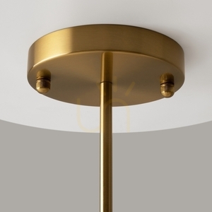 Candelabru Maytoni FORTANO MOD089PL-10BS, Ø 86 cm, 10 abajururi din sticlă mată, alamă și negru, 10xE27 small 4