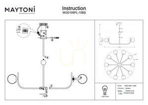 RENDEZ-VOUS lampă suspendată MOD109PL-10BS Maytoni small 2