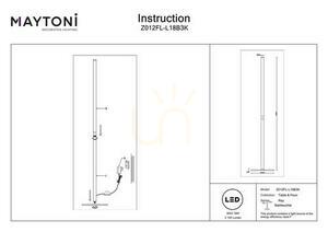 RAY lampă de podea Z012FL-L18B3K Maytoni small 8
