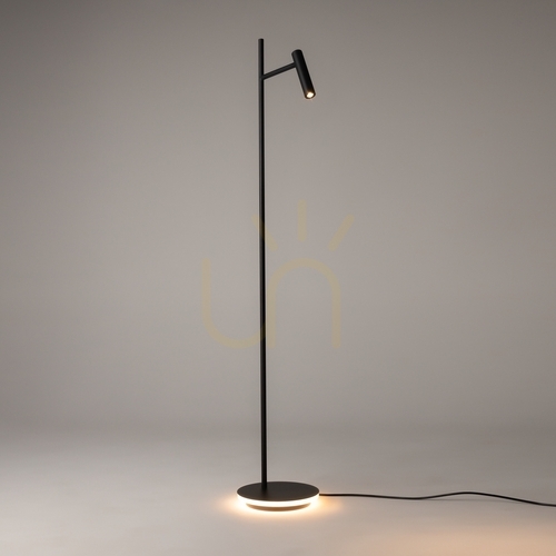 Verifica Lampă de podea LED neagră Maytoni ESTUDO Z010FL-L8B3K 11 W 3000 K 730 lm