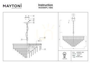 Lampa suspendată REVERO MOD085PL-16BS Maytoni small 3