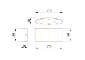 STRATO lampă de perete O417WL-L6W3K IP54 Maytoni small 7