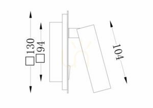 Lampă de perete IOS 176 C175-WL-01-6W-MG Maytoni small 11