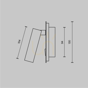 Lampă de perete IOS 176 C175-WL-01-6W-MG Maytoni small 12