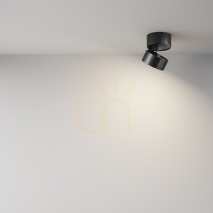 Plafonieră LED Maytoni Onda C024CL-L12B4K neagră 4000 K 12 W 8,5 cm small 4