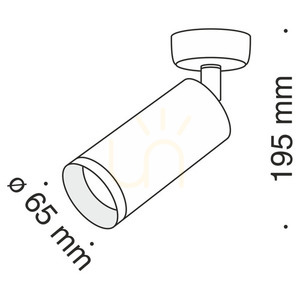 Plafond FOCUS C017CW-01MG Maytoni small 6