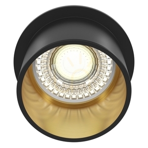 Spot încastrat REIF GU10 negru-auriu 6,8 cm Maytoni DL050-01GB small 0