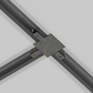 Conector în T pentru șină încastrată Unity TRA002CT-11B negru Maytoni small 5