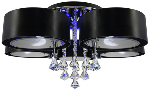 Verifica ANTILA DRS8006/5 plafond E27 5 lămpi. 27xLED CHROM BLACK
