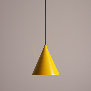 Lampă suspendată Aldex Form Mustard din metal, galben muștar, E27, 24 cm, 1108G14 small 1