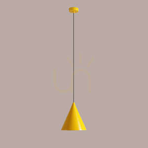 Lampă suspendată Aldex Form Mustard din metal, galben muștar, E27, 24 cm, 1108G14 small 4