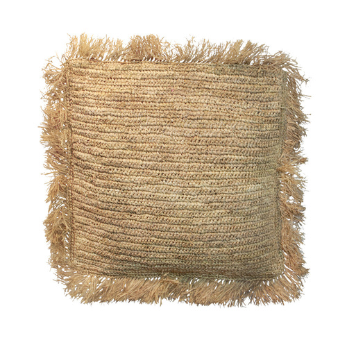 Verifica Husa de pernă Raffia Square - Natural - 60x60