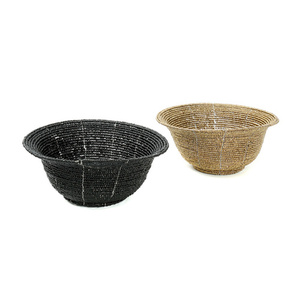 The Beaded Bowl Low - Negru - S small 6