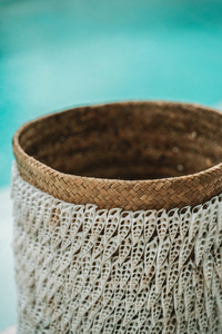 Coș decorativ BAZAR BIZAR Baskets Pandan scoică alb natural 40 cm 2 Coș decorativ BAZAR BIZAR Baskets Pandan scoică alb natural 40 cm small 2