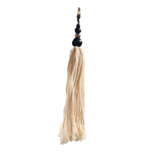 Breloc din lemn de bumbac - negru natural 0 Breloc din lemn de bumbac - negru natural small 0
