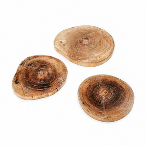 Suport pahare BAZAR BIZAR din lemn teak natural 10 cm boho ручник small 1