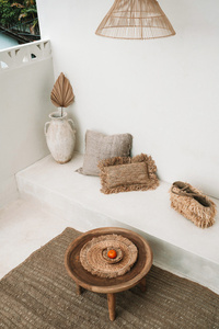 Suport de farfurie Bazar Bizar Seagrass Raffia natural 45 × 45 cm BAVE001N small 1