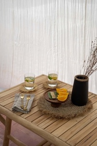 Suport de farfurie Bazar Bizar Seagrass Raffia natural 45 × 45 cm BAVE001N small 3