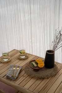 Suport de farfurie Bazar Bizar Seagrass Raffia natural 45 × 45 cm BAVE001N small 6
