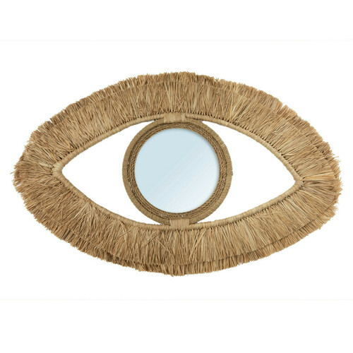 Verifica Oglinda de ochi din rafie - Natural - M