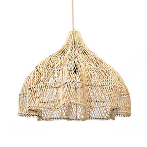 Candelabru cu flori împletite - The Whipped M, E27, Rattan small 1