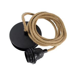 Candelabru cu flori împletite - The Whipped M, E27, Rattan small 3