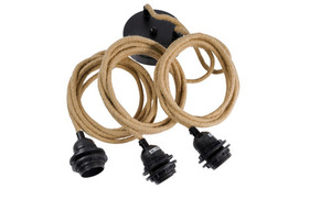 Abajur suspendat din ratan Bazar Bizar The Whipped XL, natur, 102 cm small 5