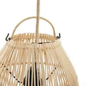Plafonieră pentru camera de zi - The Zuri S, E27, Rattan, scandi boho small 4
