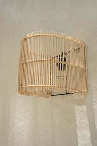 Abajur din ratan pentru aplică Bazar Bizar Gigi S, natur, 25 cm small 8