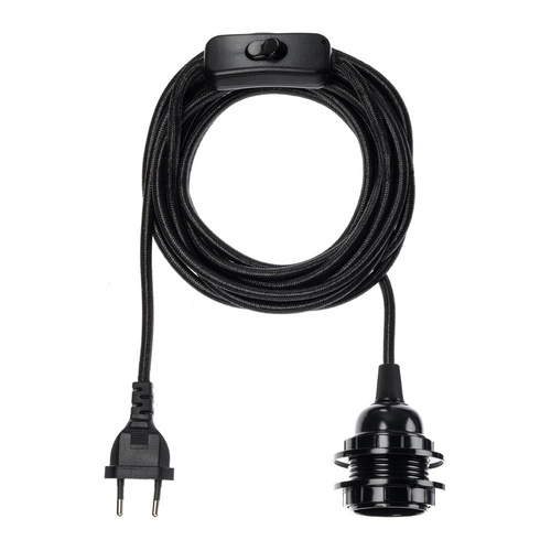 Verifica Accesoriu suspendare lampă BAZAR BIZAR Cable Fittings negru metal 450 cm