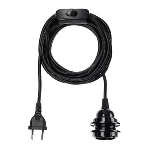 Cablu cu dulie E27 BAZAR BIZAR FL-B negru 450 cm small 0