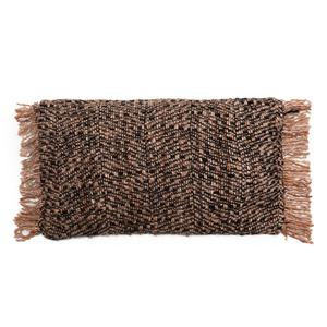 Husă de pernă Bazar Bizar Oh My Gee negru și arămiu 30 × 50 cm small 0