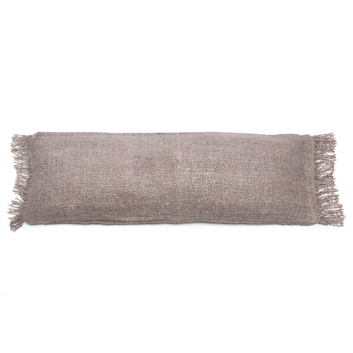 Verifica Husă de pernă din bumbac Bazar Bizar Oh My Gee gri perlat 35x100 cm