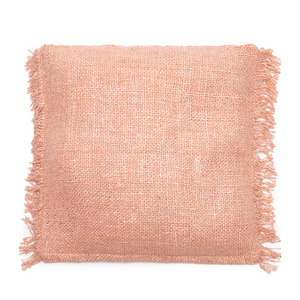Husă de pernă Bazar Bizar Oh My Gee roz somon 60 × 60 cm small 0