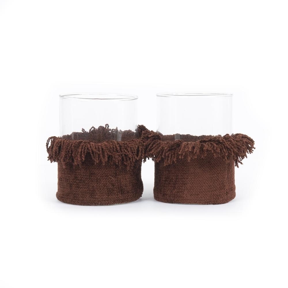 Verifica Suport pentru lumânări Oh My Gee - Burgundy Velvet - L - Set de 2 Suport pentru lumânări Oh My Gee - Burgundy Velvet - L - Set de 2