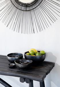 Boluri curbate Burned - negru - set de 3 1 Boluri curbate Burned - negru - set de 3 small 1