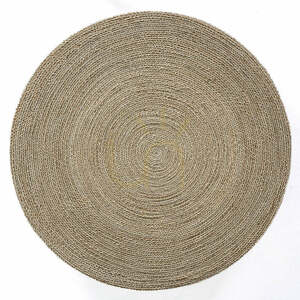 Puf Bazar Bizar The Huge Pouffe din iarbă de mare, natur, Ø100 cm small 8