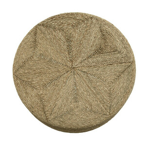 Puf Bazar Bizar The Huge Pouffe din iarbă de mare, natur, Ø100 cm small 2