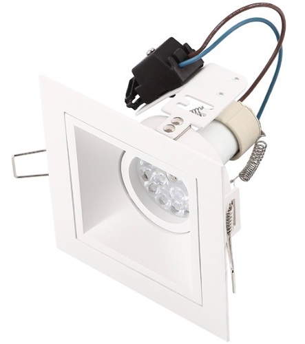 Verifica Spot încastrat Max Light Hit I alb metal 11,5 cm 50W H0080 OpenBox