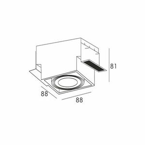 Spot încastrat Zuma Line Oneon DL 50-1 94361-BK negru GU10 small 2