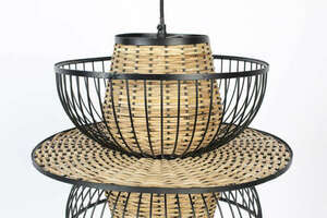 Lampă suspendată BOHO SILVA de Lunares Design L small 3