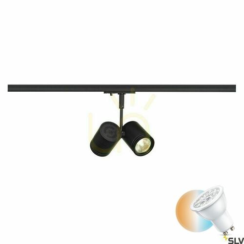 Verifica Reflector șină SLV BIMA 2 negru GU10 50W 230V 143430