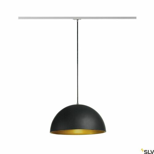 Verifica Lampă suspendată șină SLV FORCHINI M negru/auriu E27 40 cm 143930