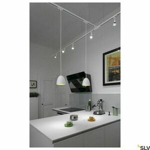 Lampă suspendată pentru șină SLV PARA CONE 14 alb GU10 35W 143991 1 Lampă suspendată pentru șină SLV PARA CONE 14 alb GU10 35W 143991 small 1